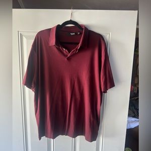 Men’s Burgundy Merona Pique Polo